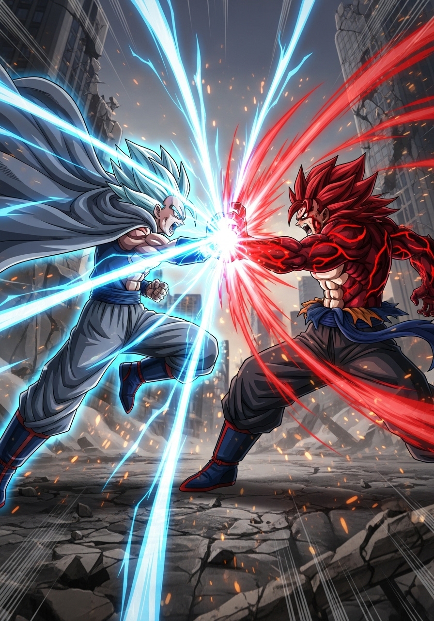 Anime Battle Scene